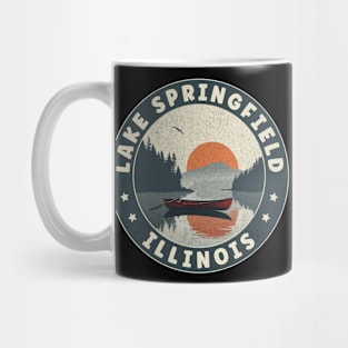 Lake Springfield Illinois Sunset Mug